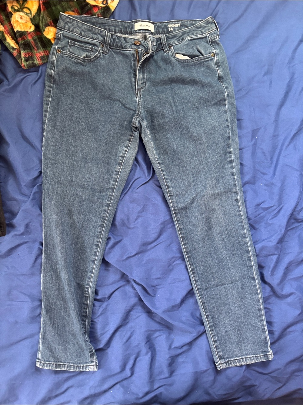 Sonoma Blue Skinny Jeans - Classic Mid Wash